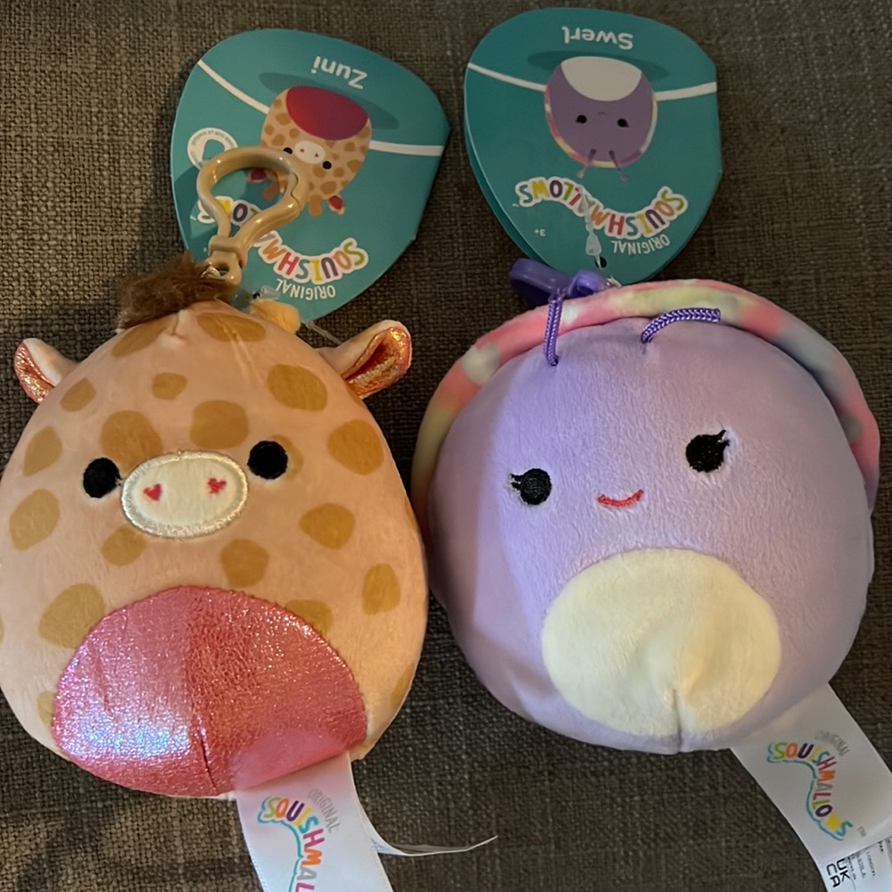 Valentines Squishmallow clip bundle